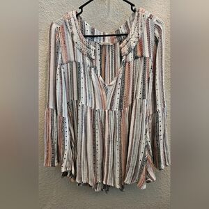 Altard State size Small Bohemian Beaded Top